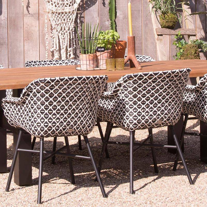 户外花园阳台庭院藤编桌椅组合仿藤椅子创意休闲民宿酒店户外家具