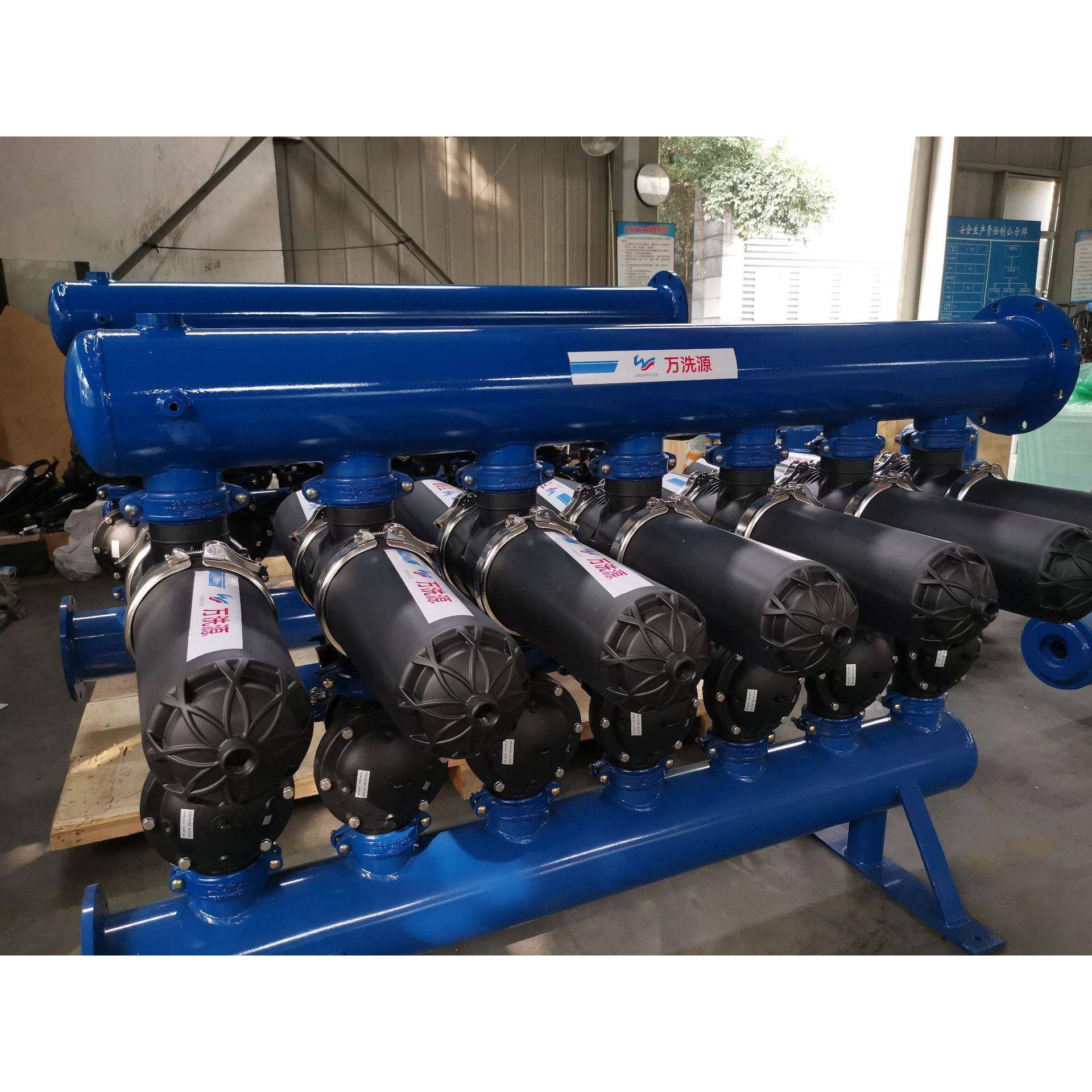 4寸DN110高效灌溉叠片自清洗过滤器精密过滤器