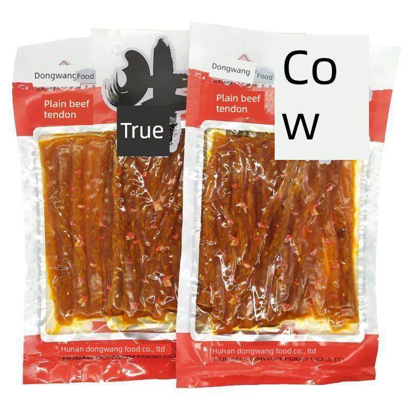 #小吃有嚼劲牛筋价格，真牛大袋特产，宽素片，麻辣牛肉，华东湘
