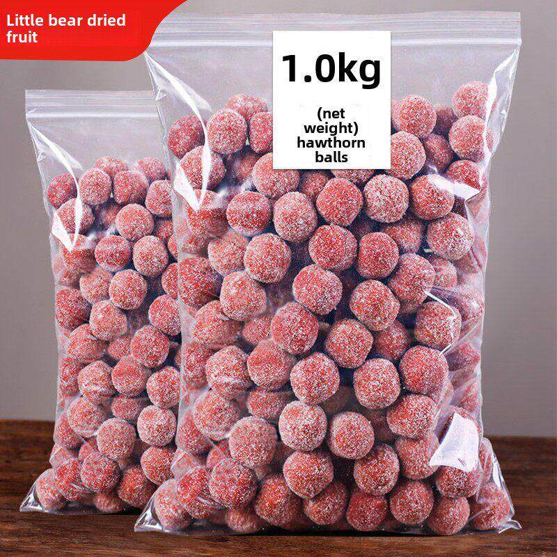 山楂球雪丽球500g雪花山楂球手工山楂片条零食山楂制品山东特产