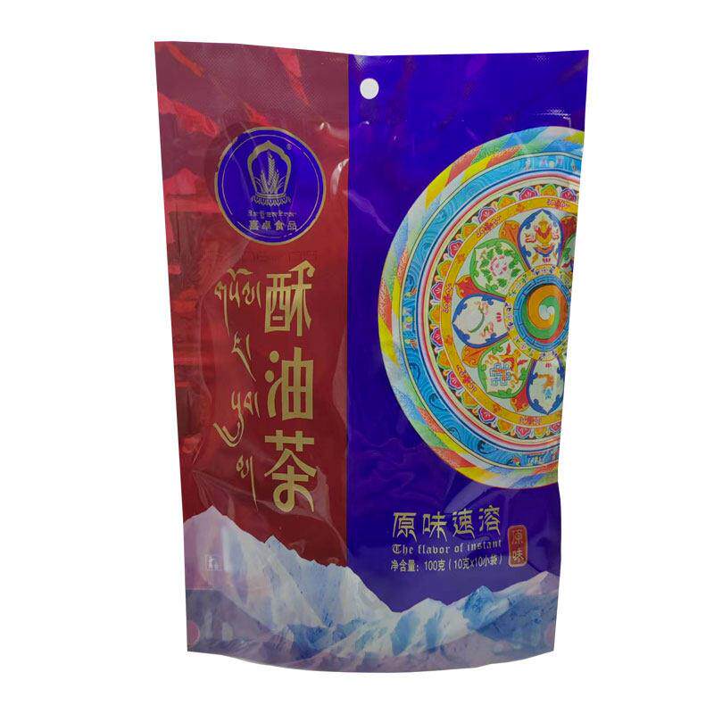 青稞酥油茶西藏特产咸味奶茶原味喜卓食品藏式甜茶饮料糌粑牛乳茶图片