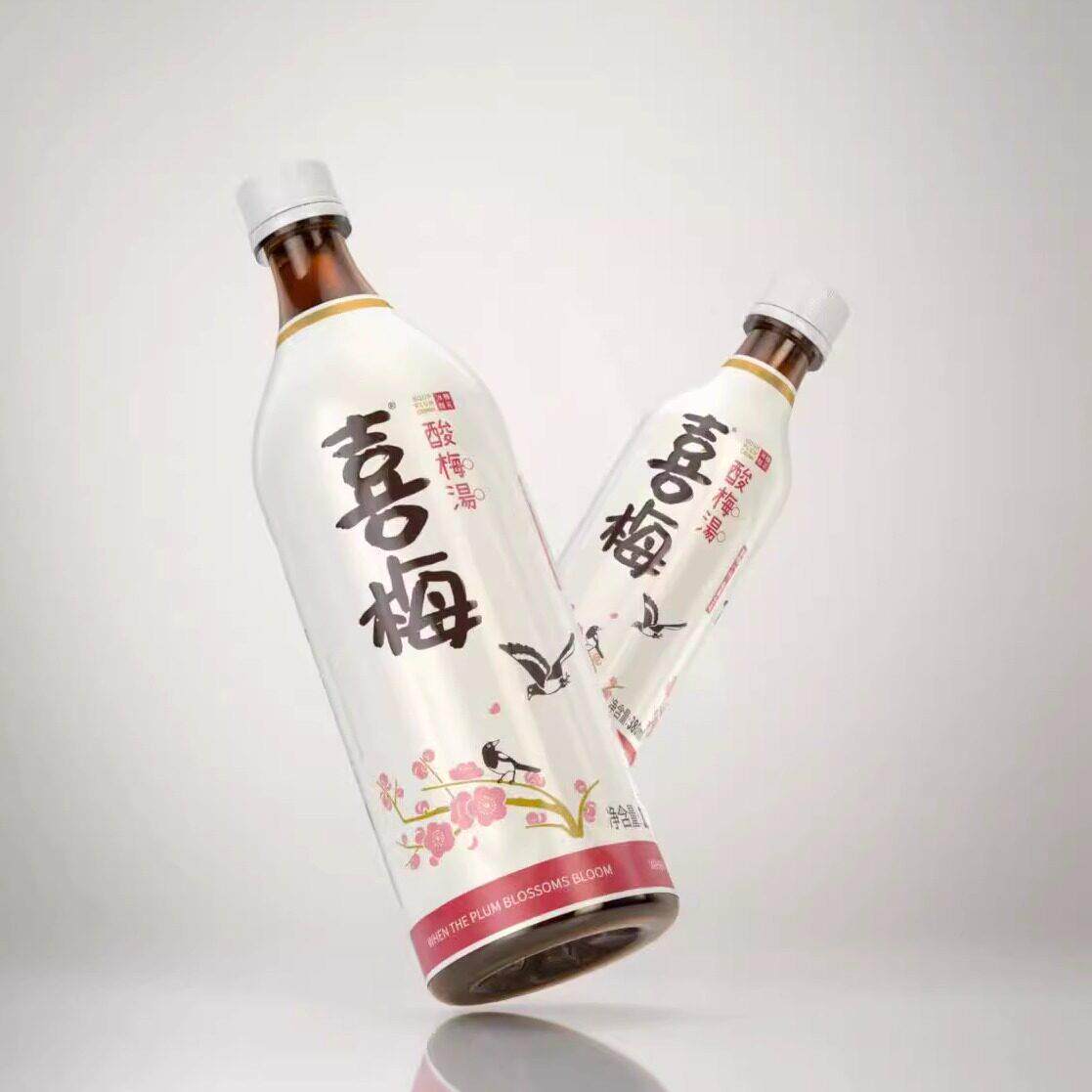 喜梅酸冰糖桂花梅汤饮料尝鲜装非原箱(380ml*6瓶)0脂肪开 胃瓶装