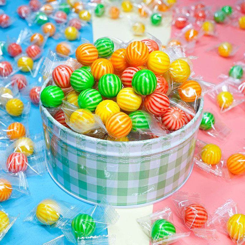 爆浆泡泡糖散装彩球西瓜形状小糖果口香糖经典怀旧童年零食小礼物,零食/坚果/特产,传统糖果,淘宝优惠券,粉丝福利购,淘宝优惠卷