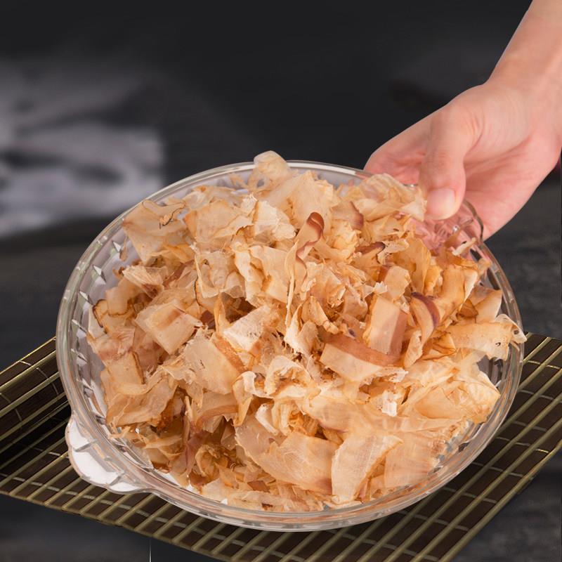 木鱼花日式料理柴鱼片家用章鱼小丸子材料猫饭零食味增汤食材鲣鱼
