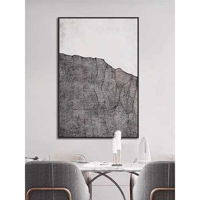 意大利Normcore高端挂画客厅沙发背景墙装饰画入口书房Wabi-Sabi