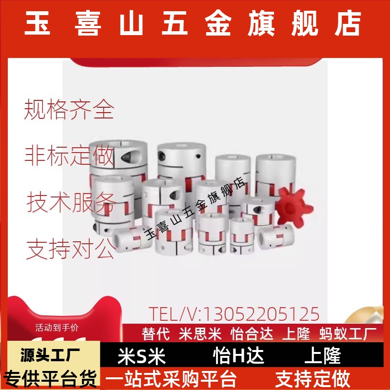 联轴器DC01/DCJ0NAC41/23/2-4D1/D20/DL30/D40/D55/D65/D80-R-d-e