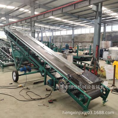 水泥仓库装车用的皮带输送机zcjb 散沙装卸车皮带输送机 一机多用