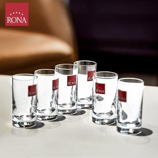 RONA洛娜进口水晶经典 系列家用高端一口子弹杯白酒杯烈酒杯子