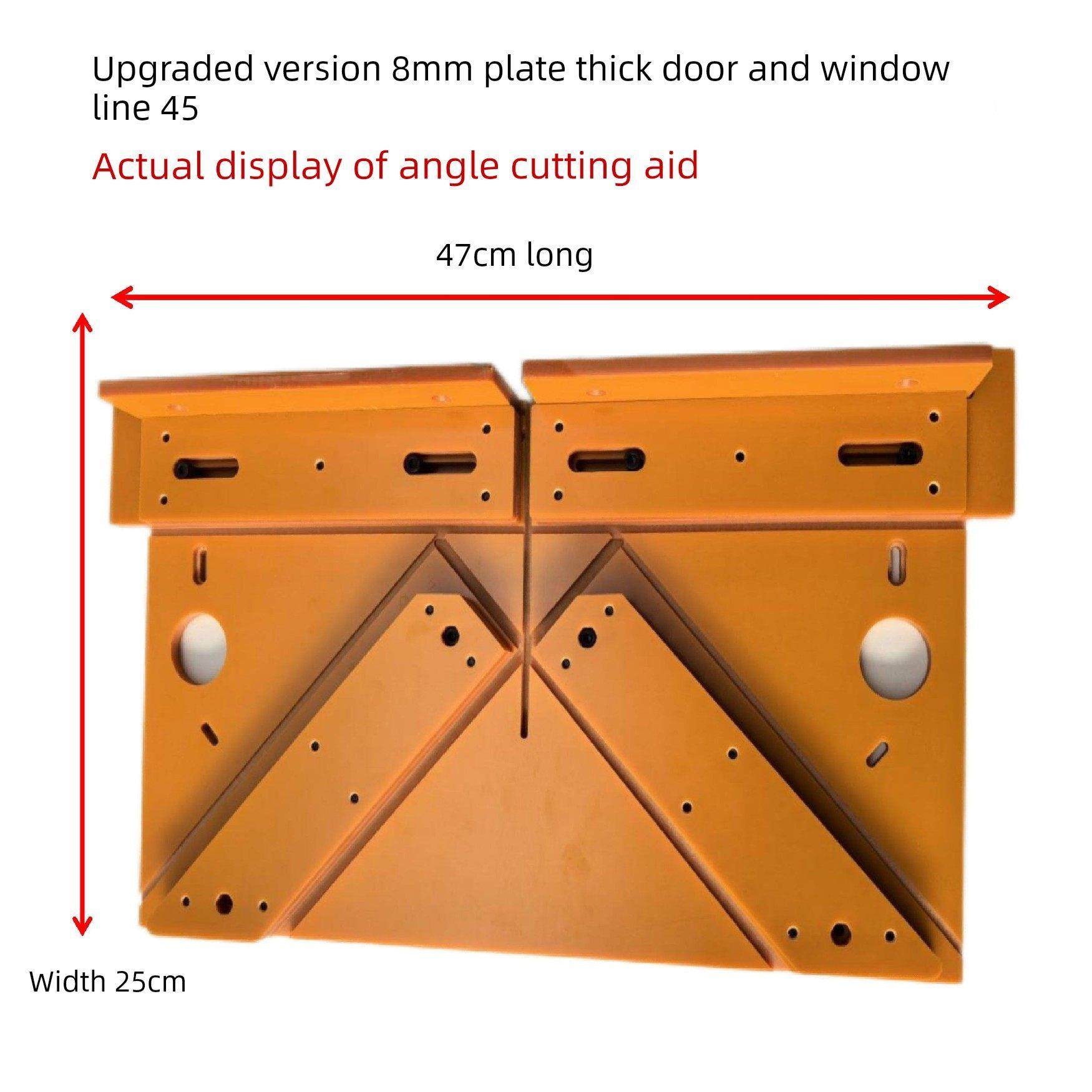 门套窗套线45度角切割辅助器适合各锯铝机安装电木板材质坚硬耐用,五金/工具,角尺,淘宝优惠券,粉丝福利购,淘宝优惠卷