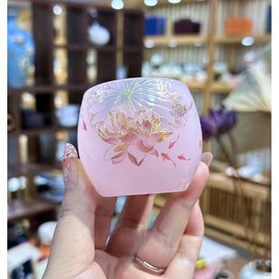 琉璃杯主人杯单杯个人专用喝茶品茗杯功夫茶具家用送礼男女式水杯