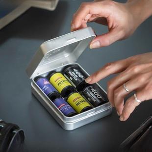 Lomography乐魔金属收纳盒135胶片120负片彩负胶卷反转片菲林整理