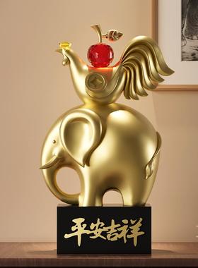 吉象摆件轻奢高档客厅酒柜2025新款电视柜装饰品创意乔迁新居礼物