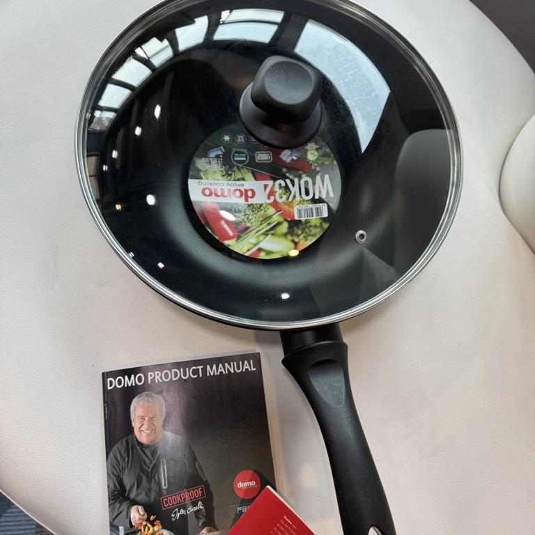 不粘锅意大利制造进口炒锅家用炒菜锅平底煎炒锅炉灶通用32厘米