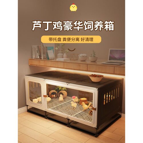 芦丁鸡饲养箱家用室内大号