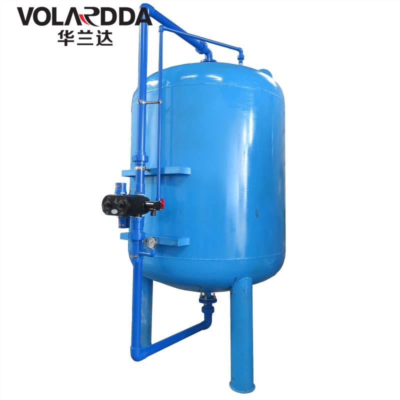 活性炭过滤器碳钢过滤器全自动污水处理设备石英砂多介质过滤器