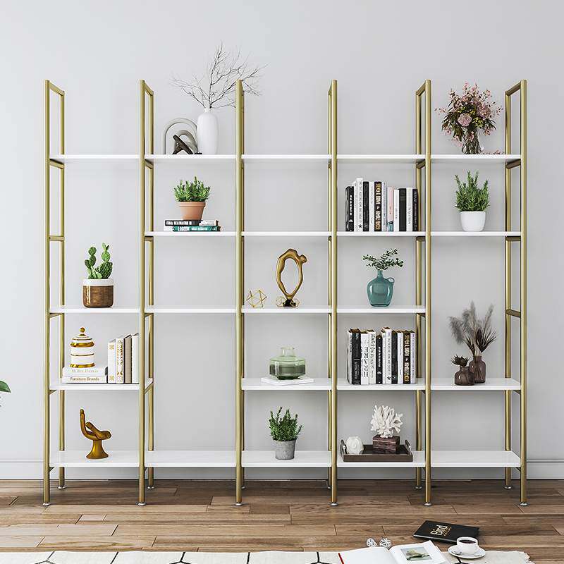 办公铁艺书架置物架化妆品展示柜靴子包包产品柜陈列货架定制带灯