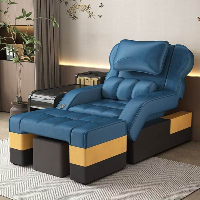 足浴沙发电动足疗修脚按摩床采耳沐足洗浴躺椅美甲技师沙发坐垫