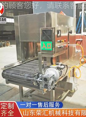 猪耳朵烧NGN毛翅设 皮五备花肉烧毛机 全带自动猪蹄鸭烤毛机设备