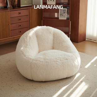 蓝马房懒人沙发窝卧室阳台可躺可睡单人榻榻米客厅小躺椅豆袋沙发