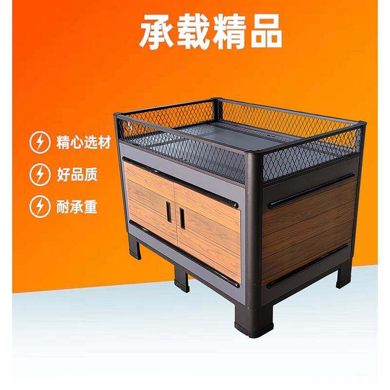 超市促销花车展示架洗化服装母婴药店饮品堆头中岛陈列货架促销台