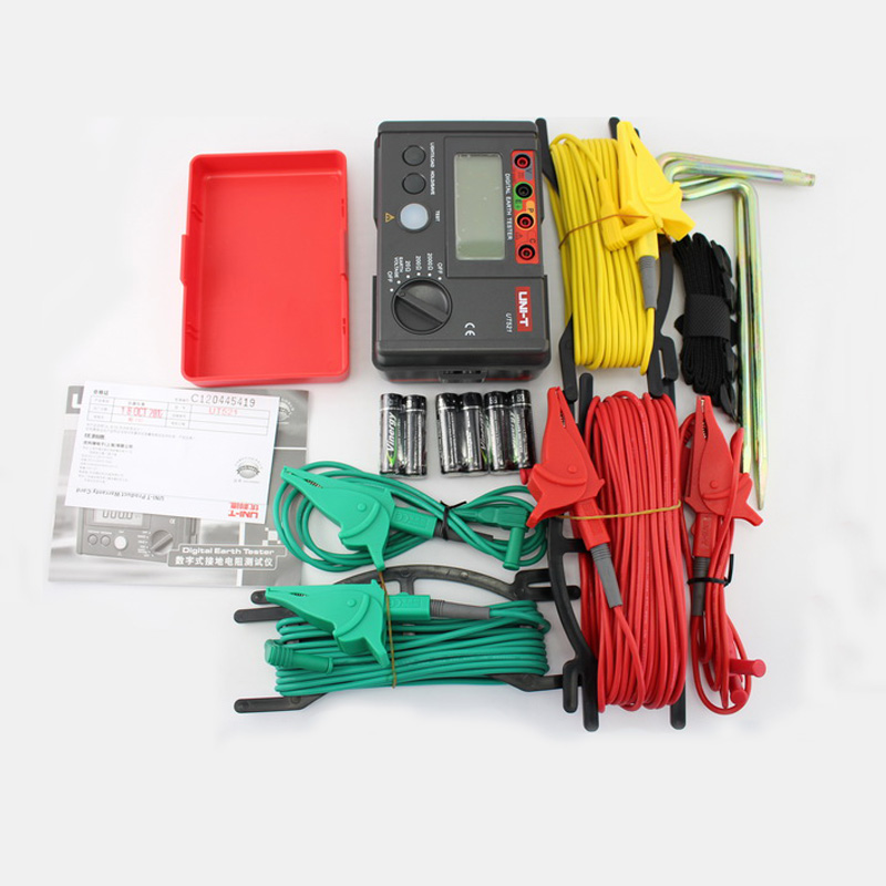 优利德 UT521/UT522接地电阻测试仪0-40/400/4000双重绝缘保护