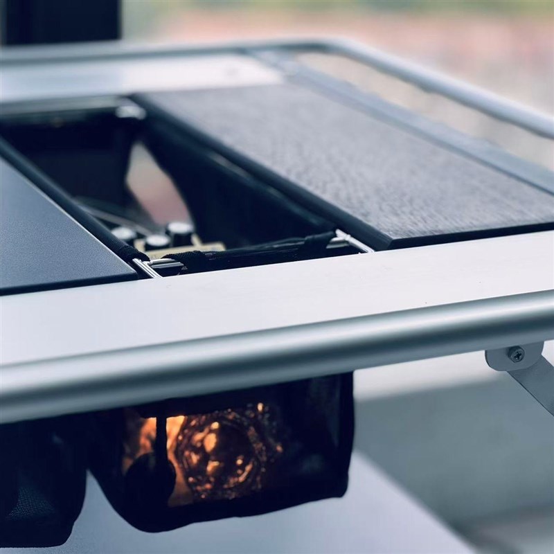 igt桌超轻拓展配件折叠网兜露营单元桌置物架侧挂架网纱沥水篮