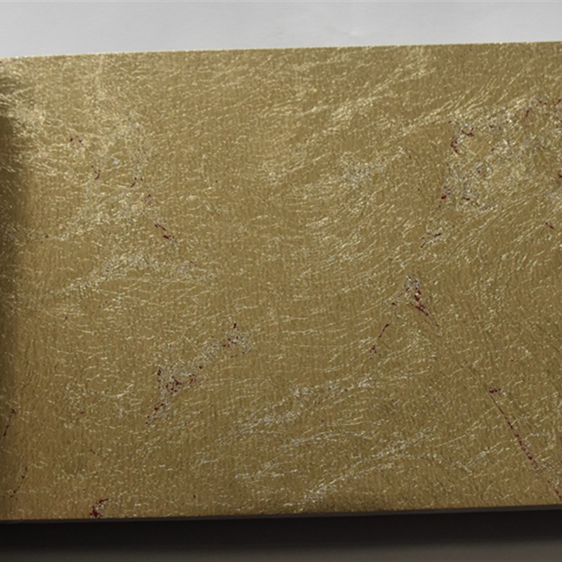 高端复古金箔壁纸 售楼部 吊顶金箔奢华裂纹金箔墙纸 合集05