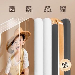 水晶相框摆台定制宝宝照片洗儿童相片加打印婚纱照做成二宫格画框