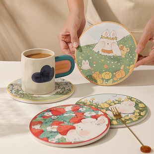 陶瓷锅垫碗垫盘垫桌子上的隔热垫餐垫餐桌垫2022新款防烫家用加厚