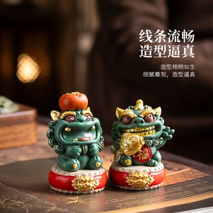锦山堂国潮文创中国特色礼物送老外招财貔貅桌面装饰摆件生日祝福
