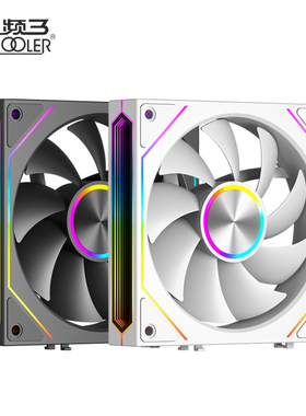 超频三镜刃F3 X120积木风扇ARGB神光同步12CM电脑散热风扇