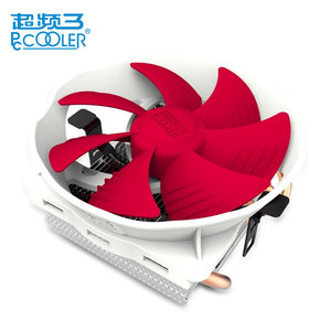 超频三七星瓢虫v6下压式散热器CPU风扇静音温控I3/I5电脑1150风冷