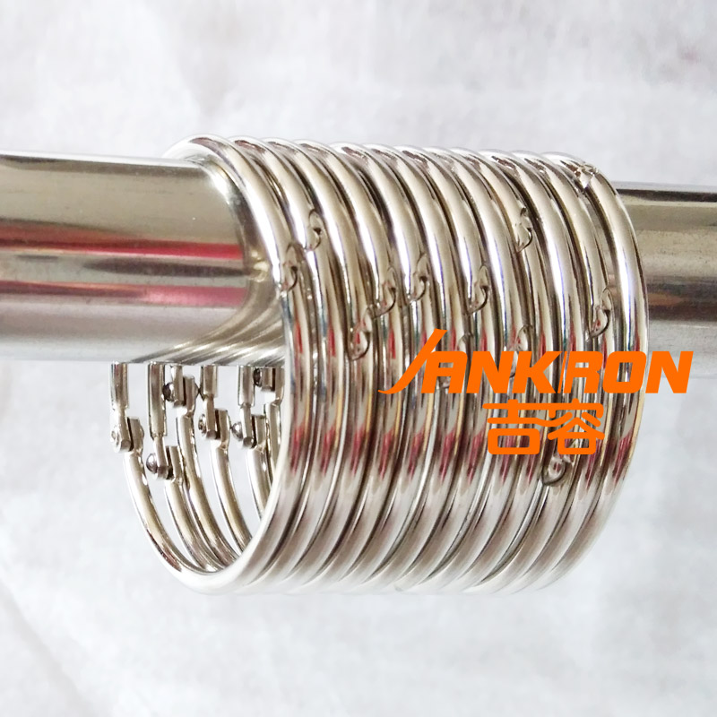 加粗加大窗帘挂环浴帘挂钩金属环装订环圈书圈辅料配件大尺寸挂钩