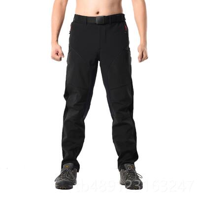 正品秋冬骑行裤加加厚男防风季防水衣服加厚保暖抓绒山自行车套绒