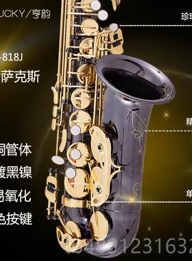 正品亨韵乐萨克降E调器中斯音萨克斯初学萨克斯不演奏款萨克斯易