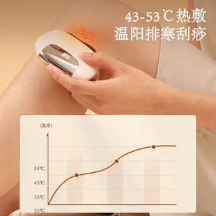 砭石刮痧板加热电动面部肩颈专用脸部刮痧仪神器疏通经络全身通用