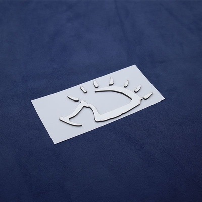 刺猬图标汽车车贴立体3D车标贴