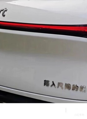 smart精灵不锈钢材质个性创意车尾贴车标饰品汽车装饰贴定制