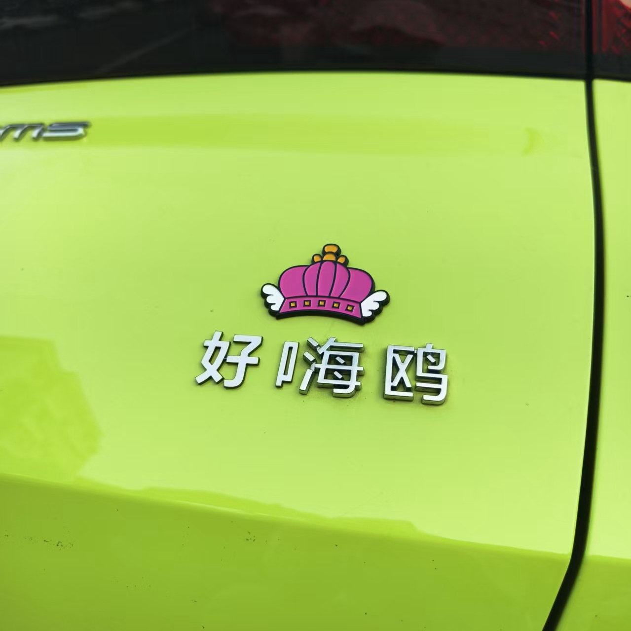 比亚迪海鸥汽车贴原车材质车标贴