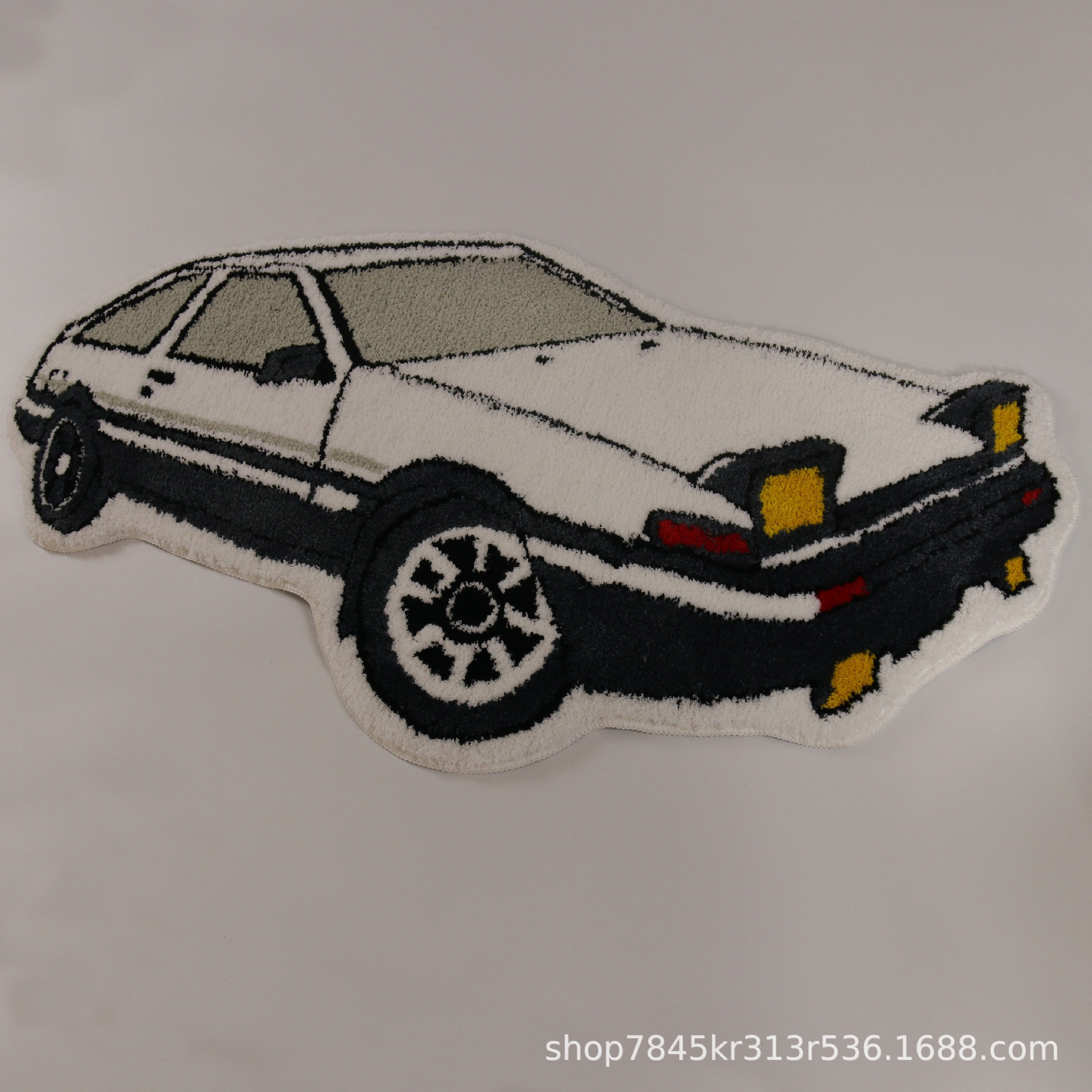 AE86异形地毯头文字D风格家用地垫浴室入户门垫儿童异形防滑地毯