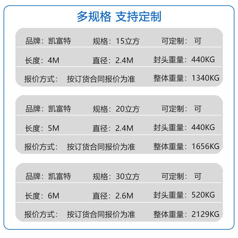 型卧式双层碳钢储油?罐50m油站汽柴大KFT-SF双油地埋加油罐