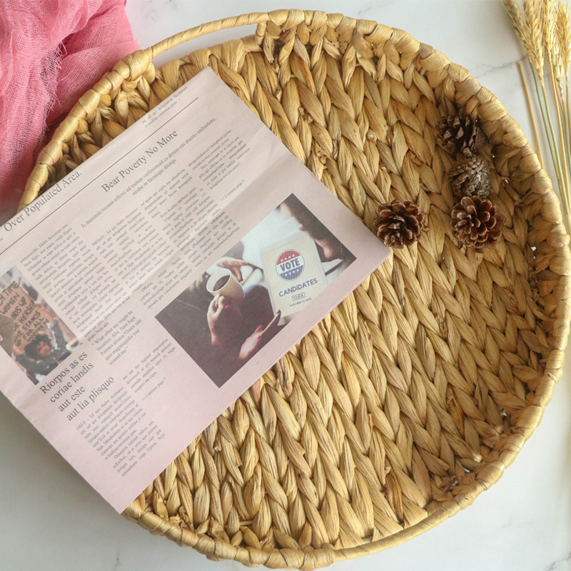 厂家直销藤编水葫芦收纳篮田园草编收纳盒手工编织收纳筐家居储物