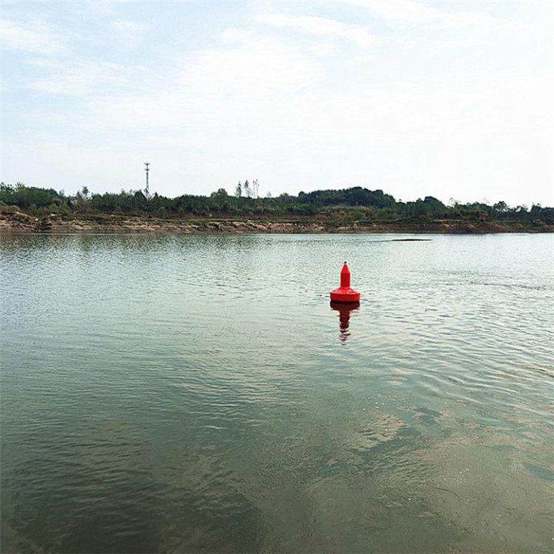 直径1.2米湖面警示圆柱形灯浮湖泊取水口定位拦船塑料浮标
