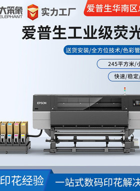 跨境热卖Epson F11080H荧光机服装数码印花大幅面高速热升华印机
