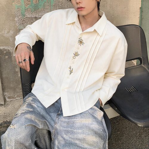 轻奢高档男装新款潮流衬衫