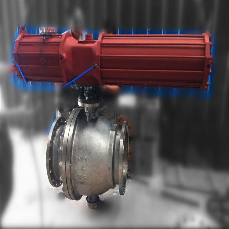 Q647F-25P 气动大口径法兰固定式球阀 气动快开球阀