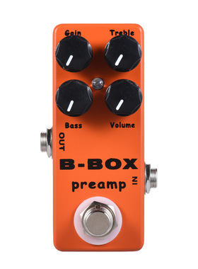 MOSKYAUDIO 迷你吉他效果器 过载前级BB Preamp