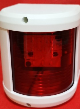 E02022大号游艇左右舷灯 红色绿色灯罩112.5°12V24V5W船用航行信