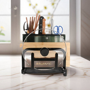 厨房置物架优质钢刀出发个架多功能置物架台式免打孔厨房台面家用