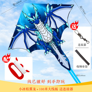 大人兒童微風(fēng)易飛初學(xué)者大.人網(wǎng)紅熱賣 翼龍風(fēng)箏2023年新款